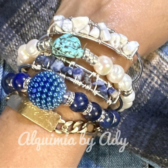 Howlite silver victorian gem ring/ patience and tenderness - Picture 7 of 8